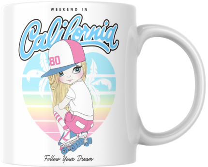 Printed Ceramic Mug | Coffee Mug | Tea Mug | Milk Mug | Designer Mug | 330 ml, Microwave & Dishwasher Safe | Mug for Kids | Mug for Friend, Birthday Gift