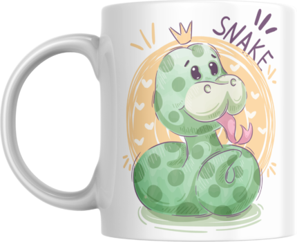 Printed Ceramic Mug | Coffee Mug | Tea Mug | Milk Mug | Designer Mug | 330 ml, Microwave & Dishwasher Safe | Mug for Kids | Mug for Friend, Birthday Gift