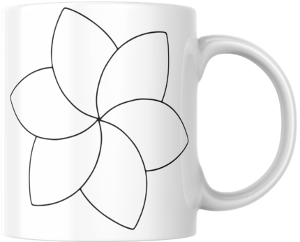 Mandala Printed Ceramic Mug | Coffee Mug | Tea Mug | Milk Mug | Designer Mug | 330 ml, Microwave & Dishwasher Safe | Mug for Kids | Mug for Friend, Birthday Gift