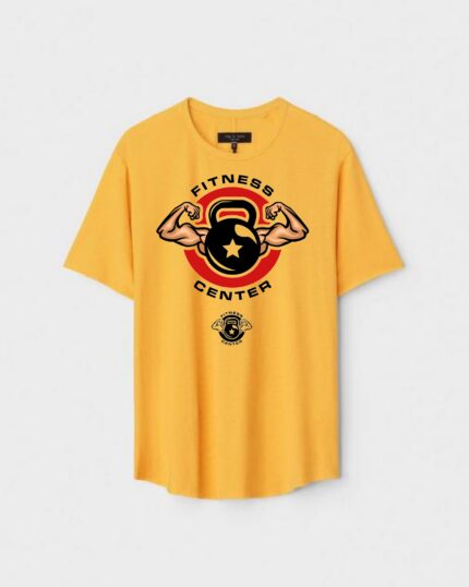 Unisex Designer Premium Quality Printed T-Shirt For Boys And Girls :: Cloth type : Cotton - Colour :: Yellow