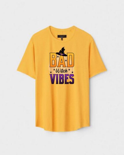 Unisex Designer Premium Quality Printed T-Shirt For Boys And Girls :: Cloth type : Cotton - Colour :: Yellow