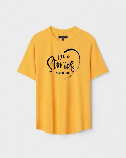 Unisex Designer Premium Quality Printed T-Shirt For Boys And Girls :: Cloth type : Cotton - Colour :: Yellow