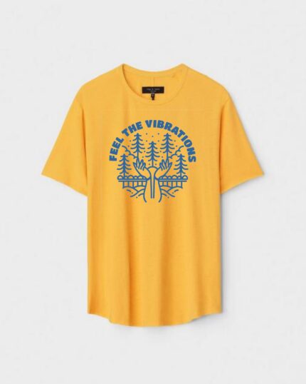 Unisex Designer Premium Quality Printed T-Shirt For Boys And Girls :: Cloth type : Cotton - Colour :: Yellow